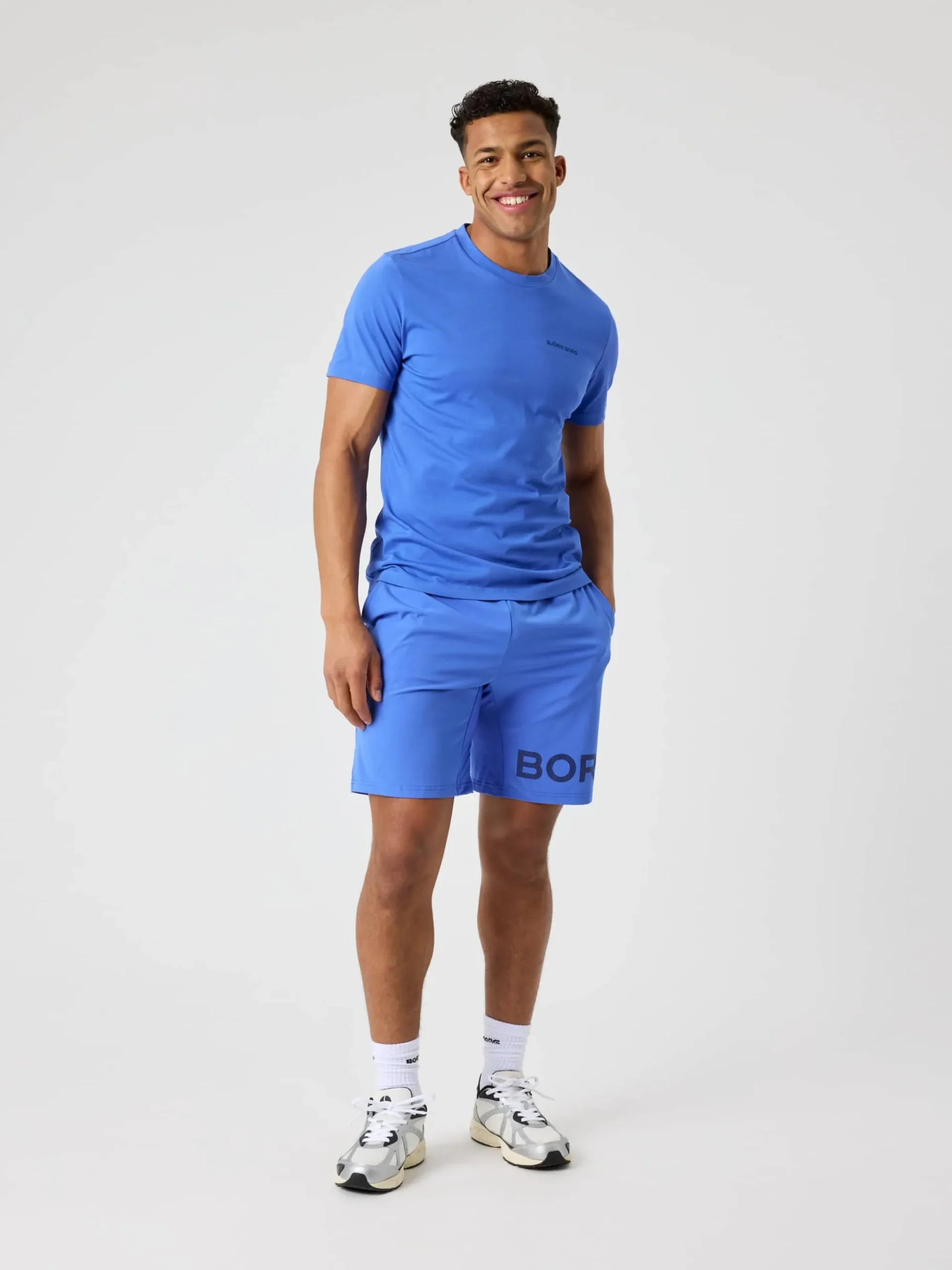 Björn Borg T-Shirts|Gym & Träning * Borg port T-hirt Amparo Blue