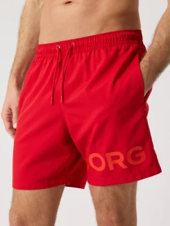 Björn Borg Badshorts|Bad * Borg wi hort Pompeian Red