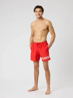 Björn Borg Badshorts|Bad * Borg wi hort Flame Scarlet