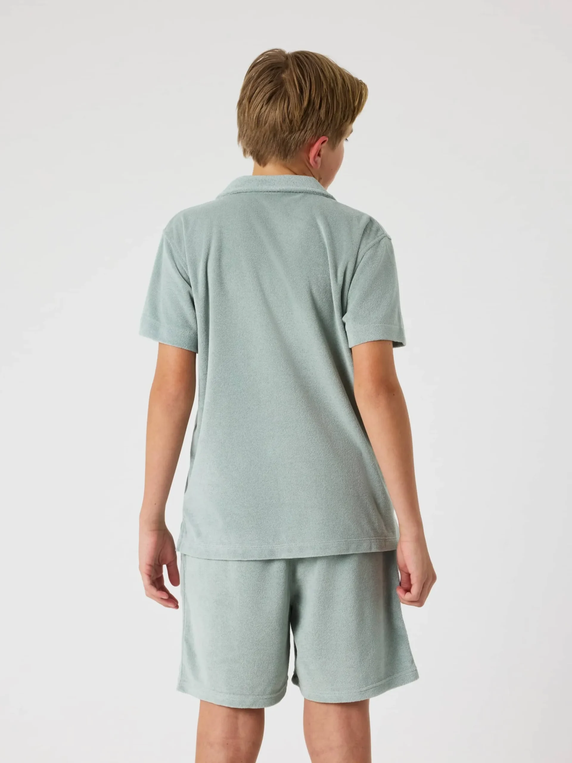 Björn Borg T-Shirts|Badbyxor * Borg Toweling Pool Shirt Slate Gray