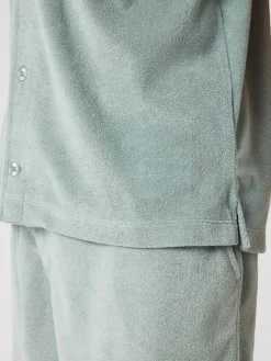 Björn Borg T-Shirts|Badbyxor * Borg Toweling Pool Shirt Slate Gray