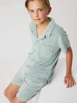 Björn Borg Badbyxor|Shorts * Borg Toweling Pool Shorts Slate Gray