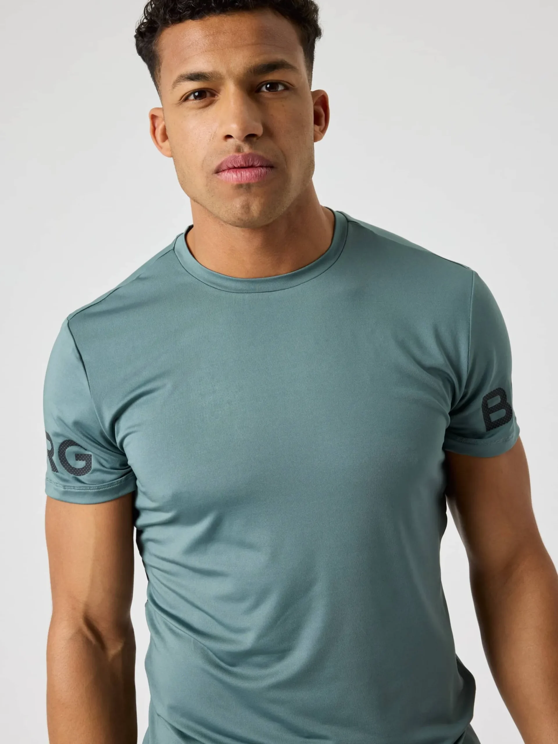 Björn Borg T-Shirts|Gym & Träning * Borg T-hirt Balsam Green