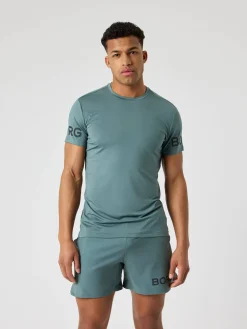 Björn Borg T-Shirts|Gym & Träning * Borg T-hirt Balsam Green