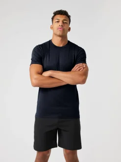 Björn Borg T-Shirts|Gym & Träning * Borg T-hirt Mörkblå Tonal Logga