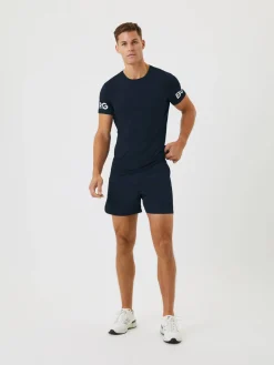 Björn Borg T-Shirts|Gym & Träning * Borg T-hirt Mörkblå Vit Logga