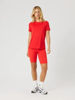 Björn Borg T-Shirts|Löpning * Borg T-hirt Flame Scarlet