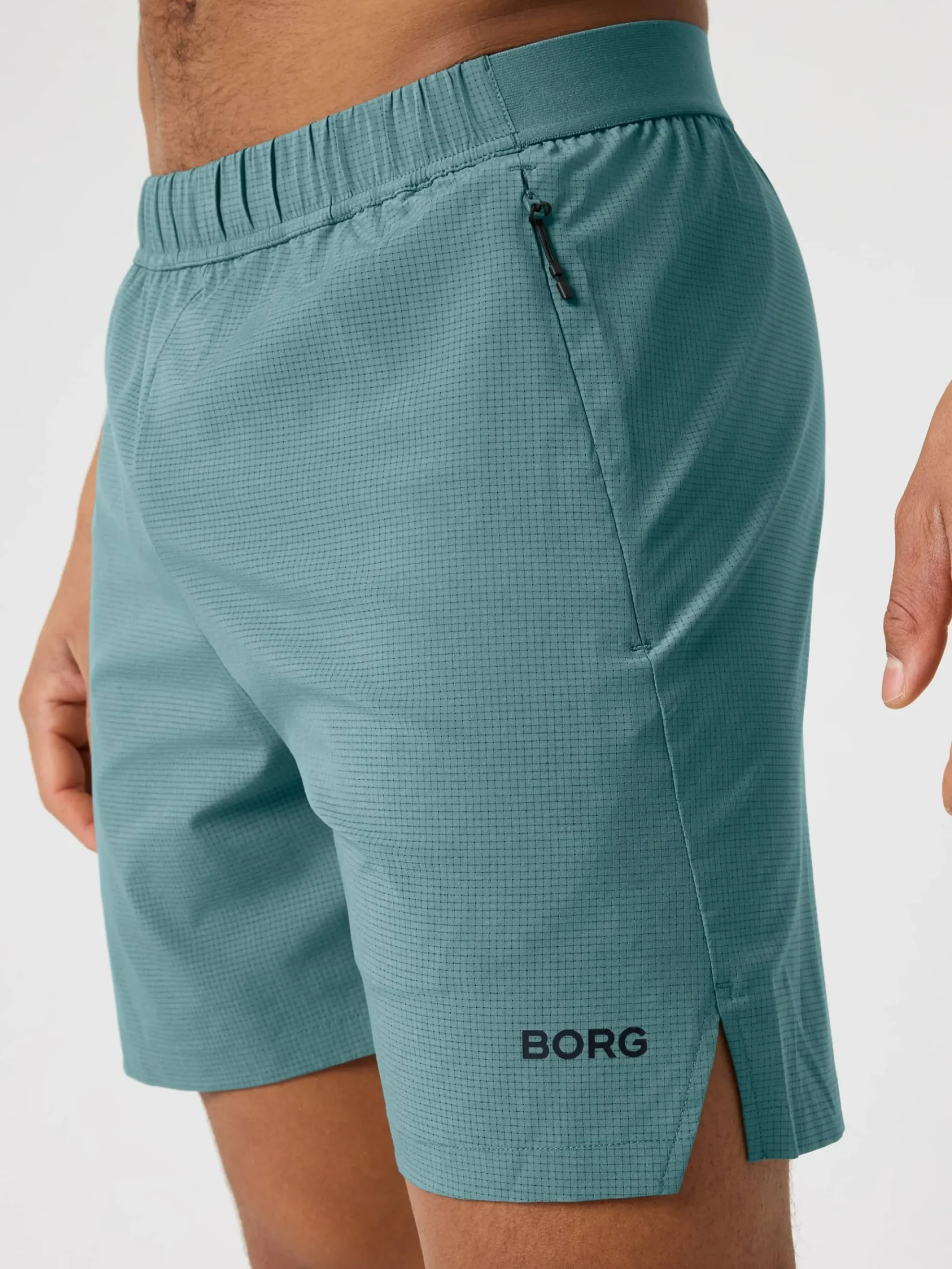 Björn Borg Gym & Träning|Löpning * Borg Zip hort 7 Inch Balsam Green