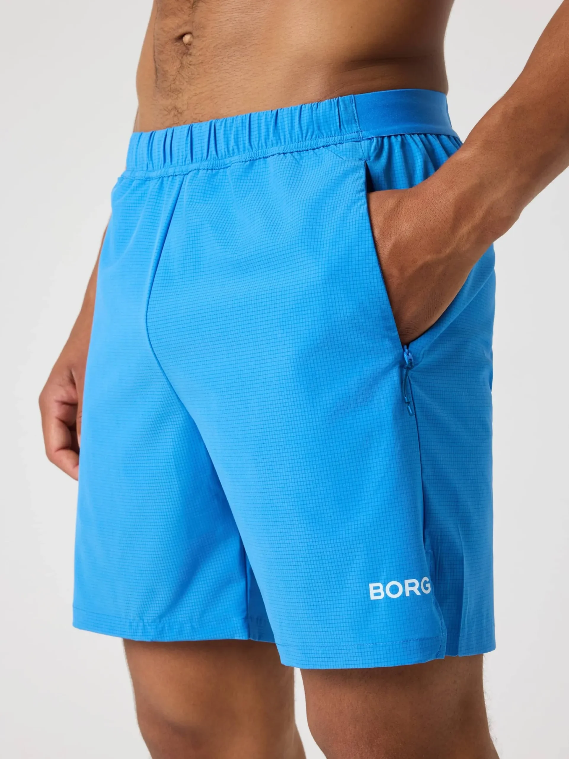 Björn Borg Gym & Träning|Shorts * Borg Zip hort 7 Inch Palace Blue