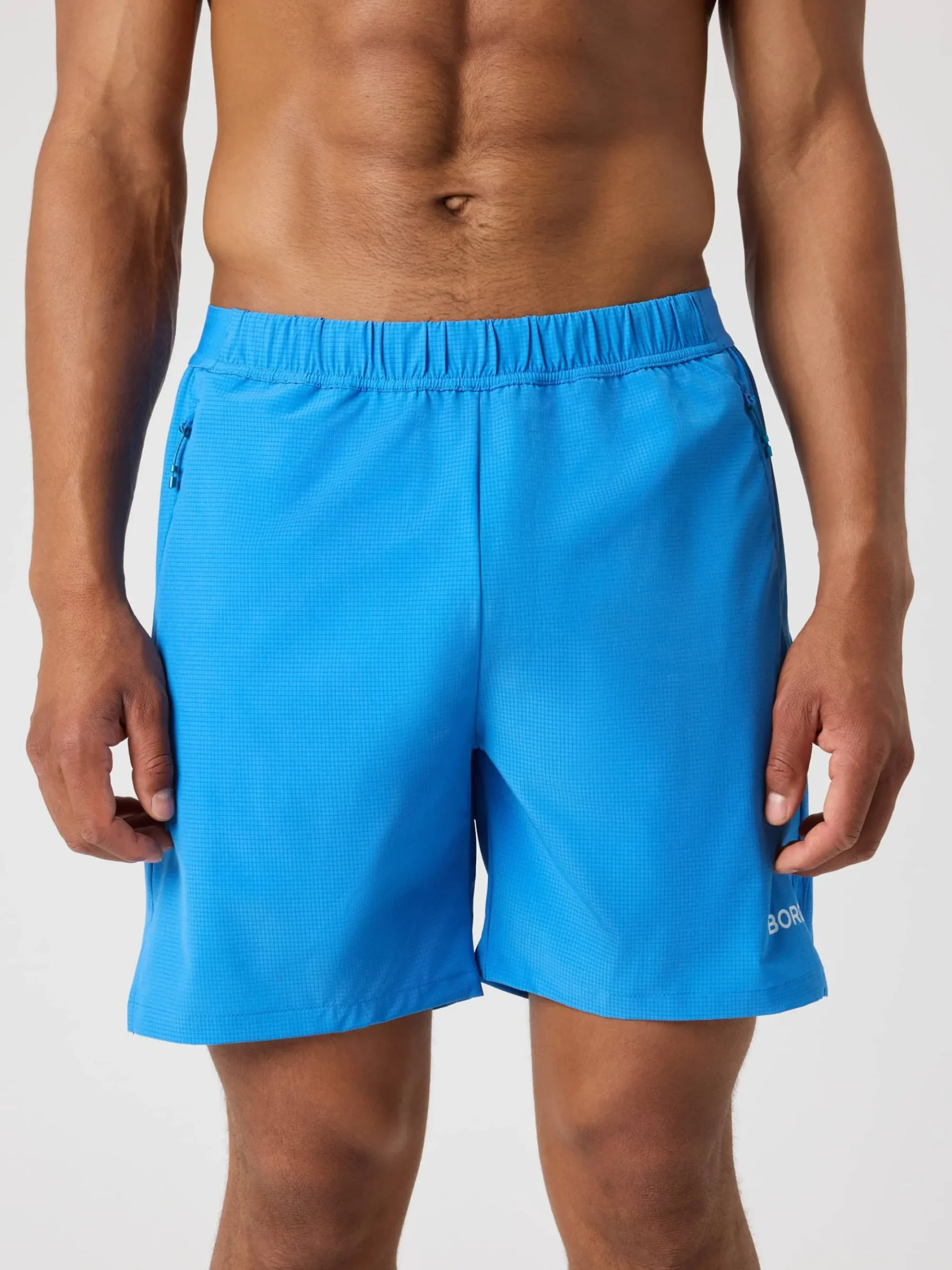 Björn Borg Gym & Träning|Shorts * Borg Zip hort 7 Inch Palace Blue