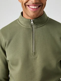 Björn Borg Tröjor * Centre Haf Zip Dusty Olive