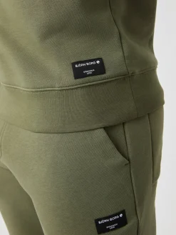 Björn Borg Tröjor * Centre Haf Zip Dusty Olive