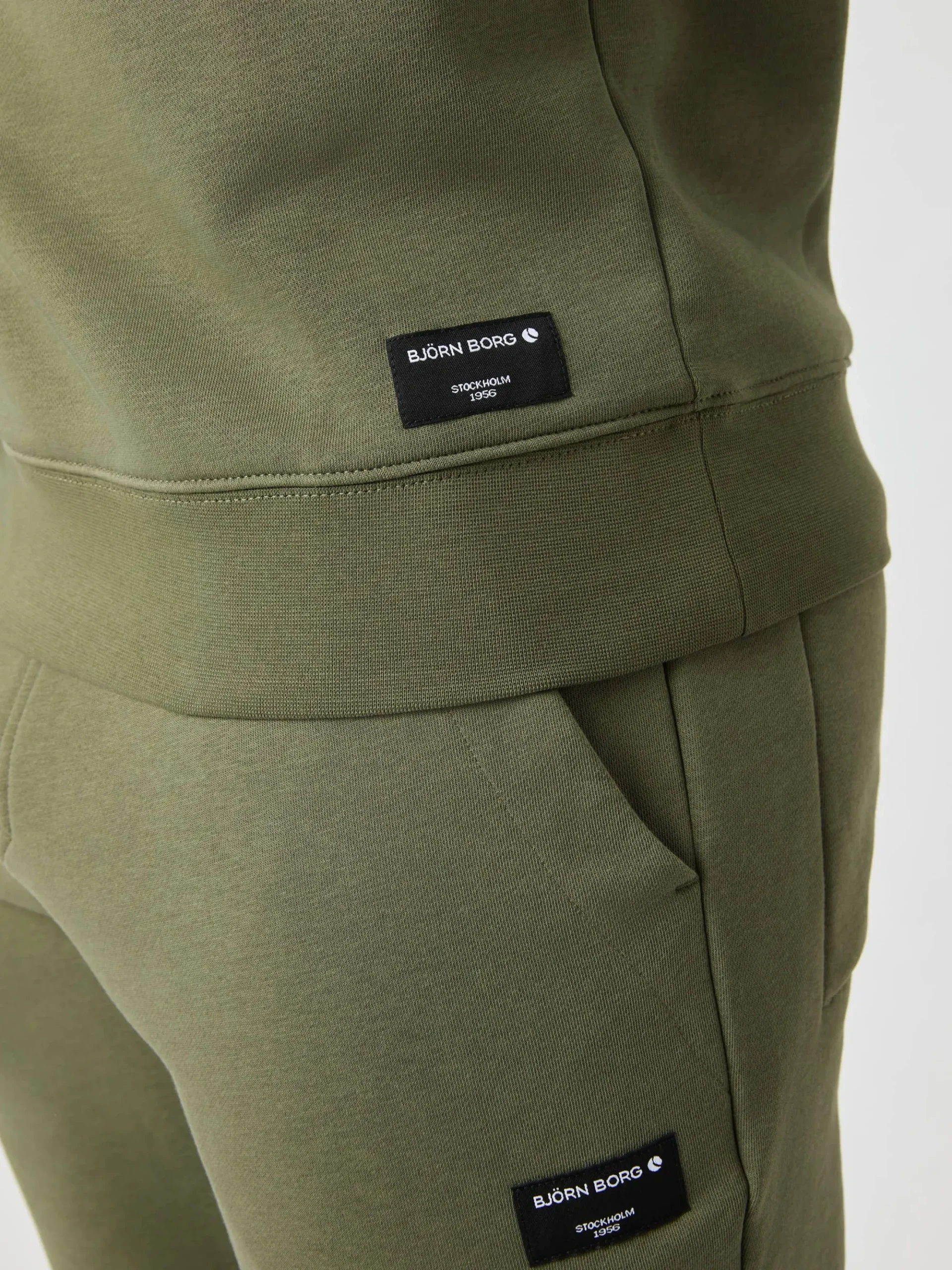 Björn Borg Tröjor * Centre Haf Zip Dusty Olive