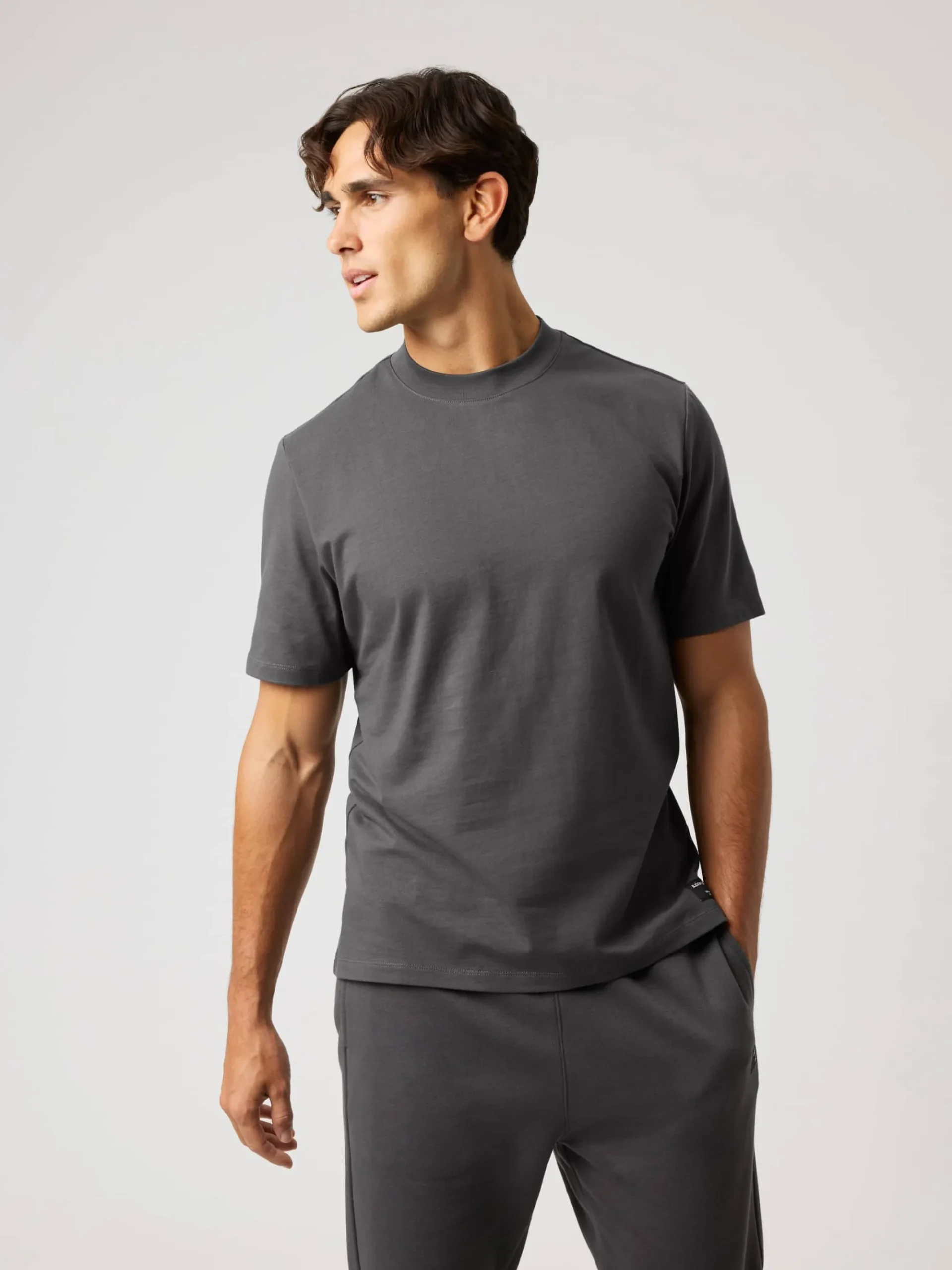 Björn Borg T-Shirts|Vardag & Loungewear * Centre High Neck T-hirt Asphalt