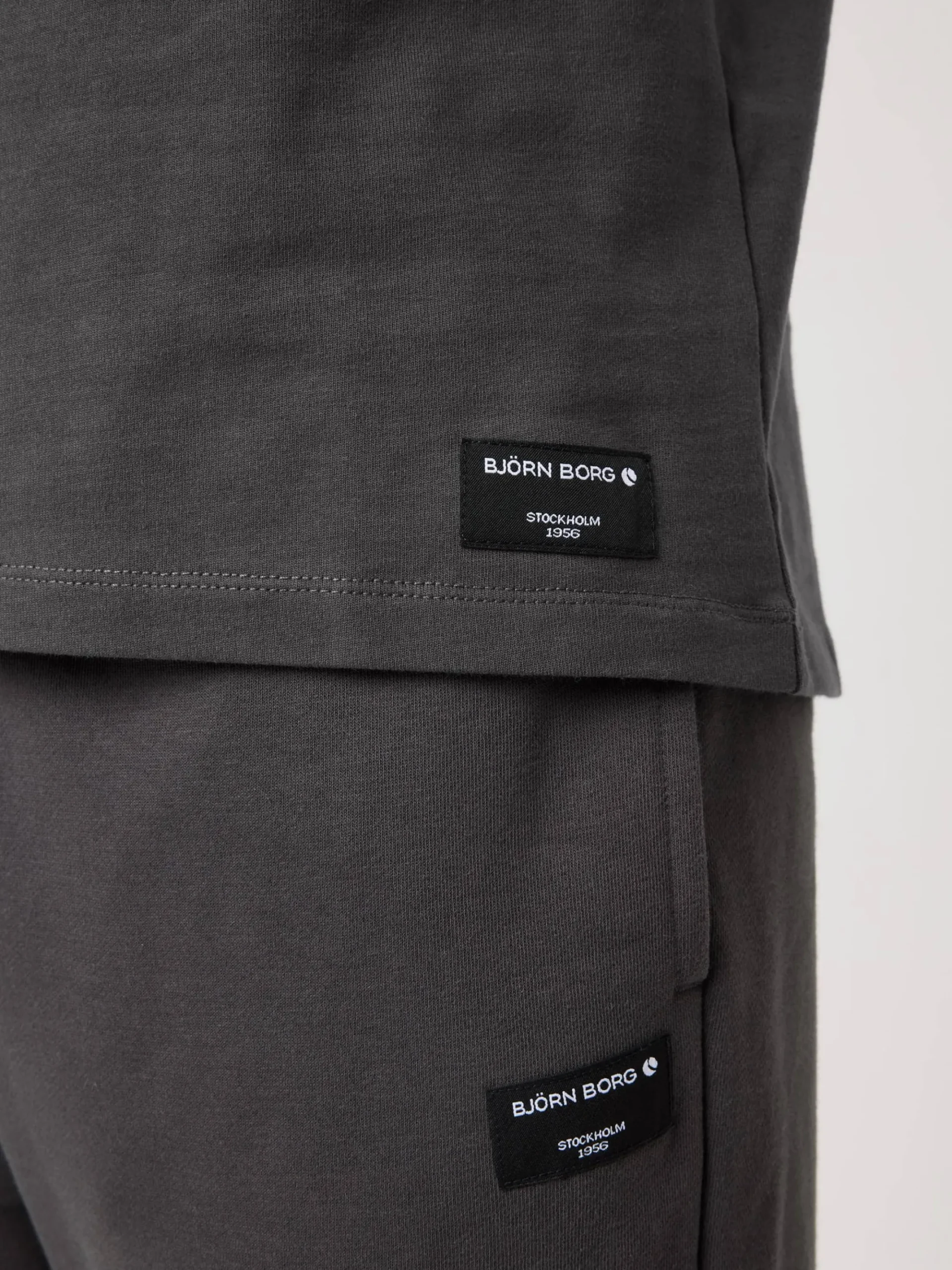 Björn Borg T-Shirts|Vardag & Loungewear * Centre High Neck T-hirt Asphalt