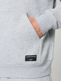 Björn Borg Hoodies|Vardag & Loungewear * Centre Hoodie Gråmelerad