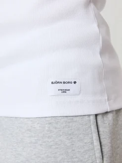 Björn Borg Tank Tops|Vardag & Loungewear * Centre Ribbed Tank Brilliant White