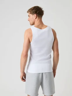 Björn Borg Tank Tops|Vardag & Loungewear * Centre Ribbed Tank Brilliant White