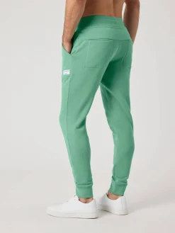 Björn Borg Vardag & Loungewear|Byxor * Centre Tapered weatpant Malachite Green