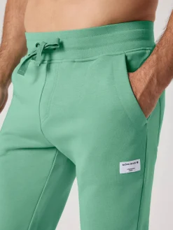 Björn Borg Vardag & Loungewear|Byxor * Centre Tapered weatpant Malachite Green