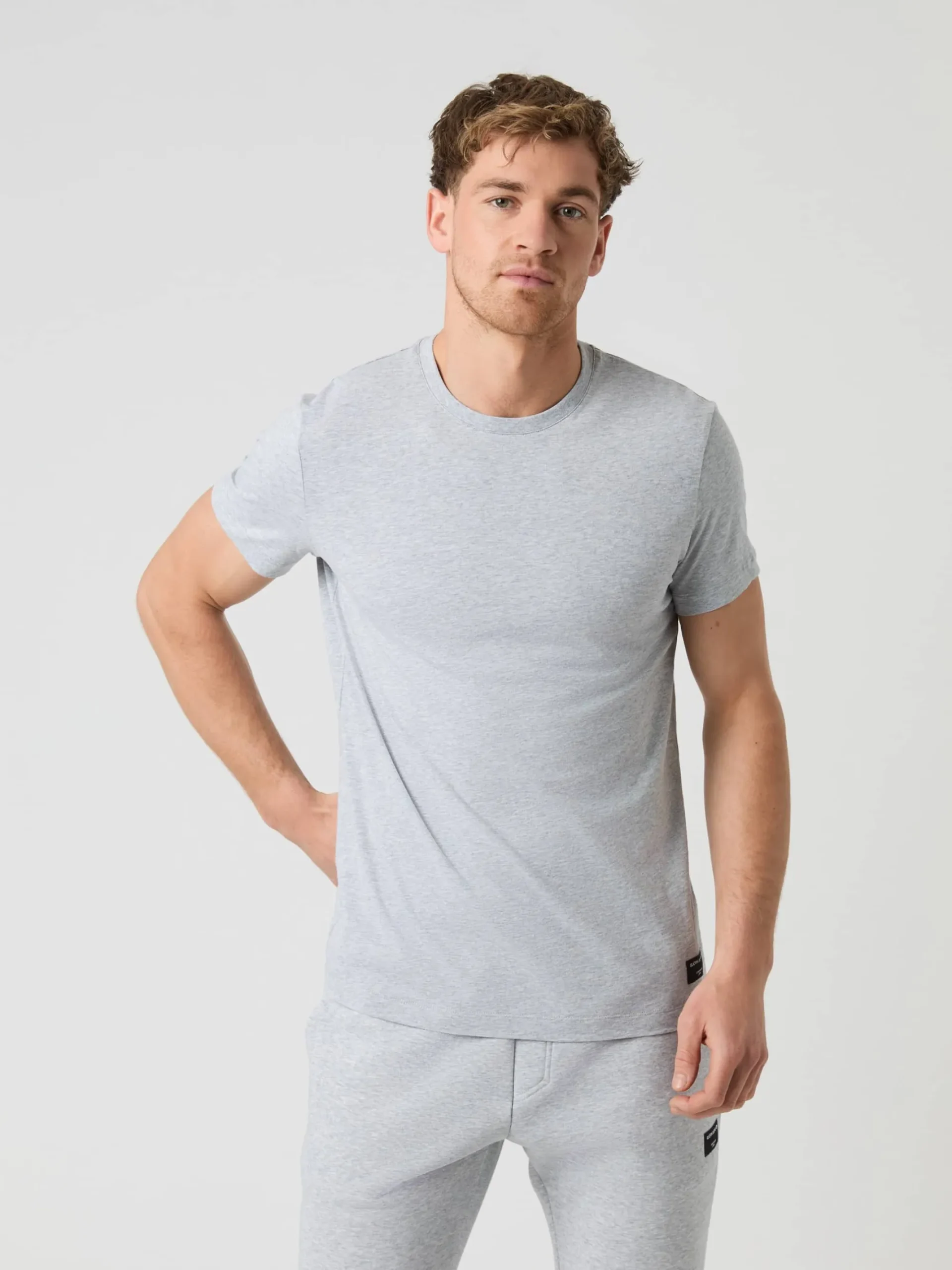 Björn Borg T-Shirts|Vardag & Loungewear * Centre T-hirt Gråmelerad