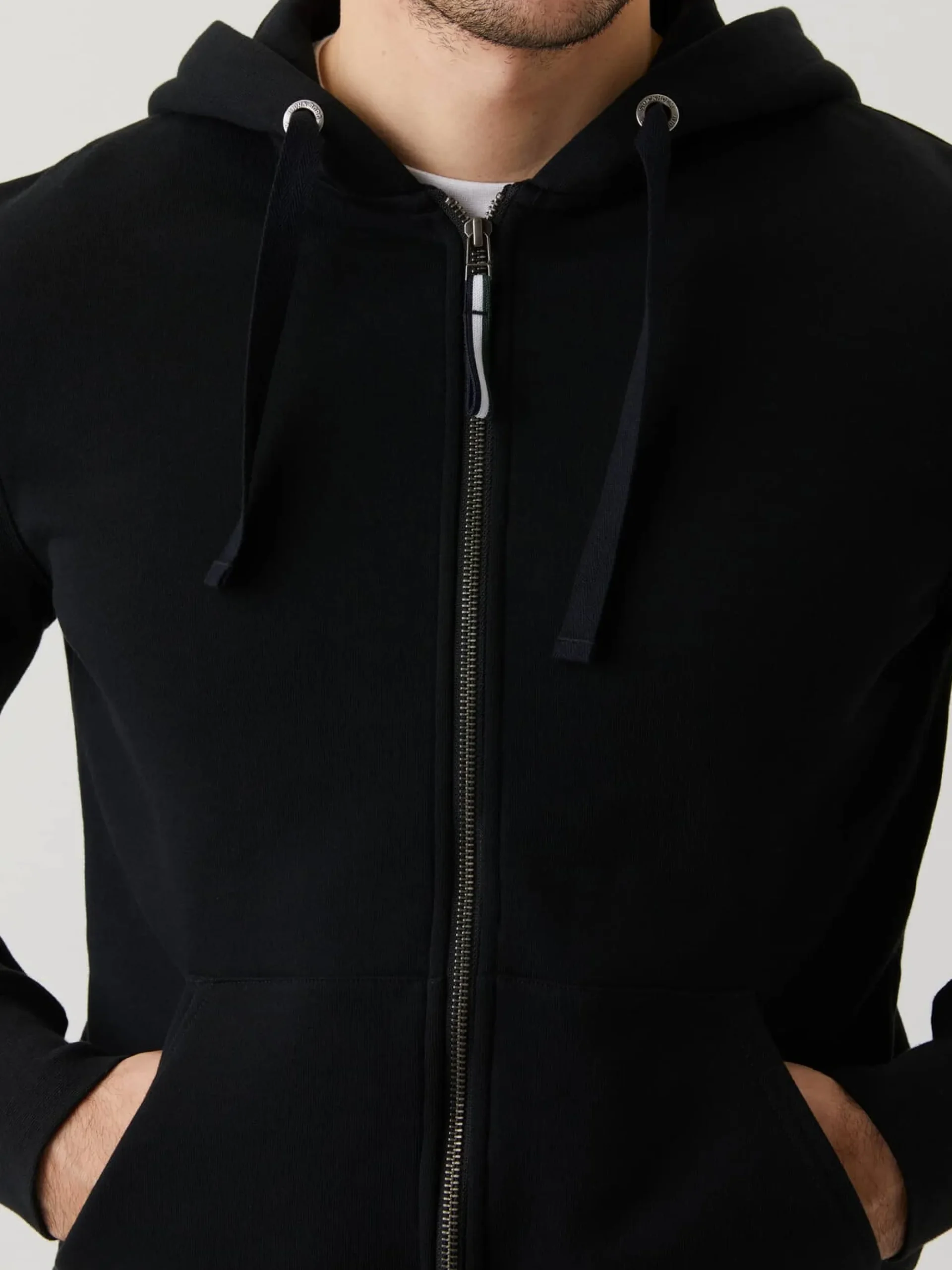 Björn Borg Hoodies * Centre Zip Hood Black Beauty