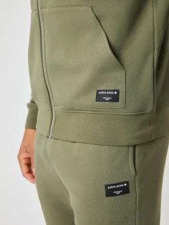Björn Borg Hoodies * Centre Zip Hoodie Dusty Olive