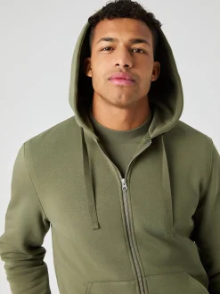 Björn Borg Hoodies * Centre Zip Hoodie Dusty Olive