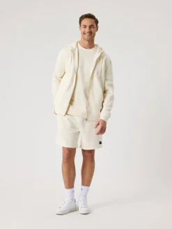 Björn Borg Hoodies|Vardag & Loungewear * Centre Zip Hoodie Tofu