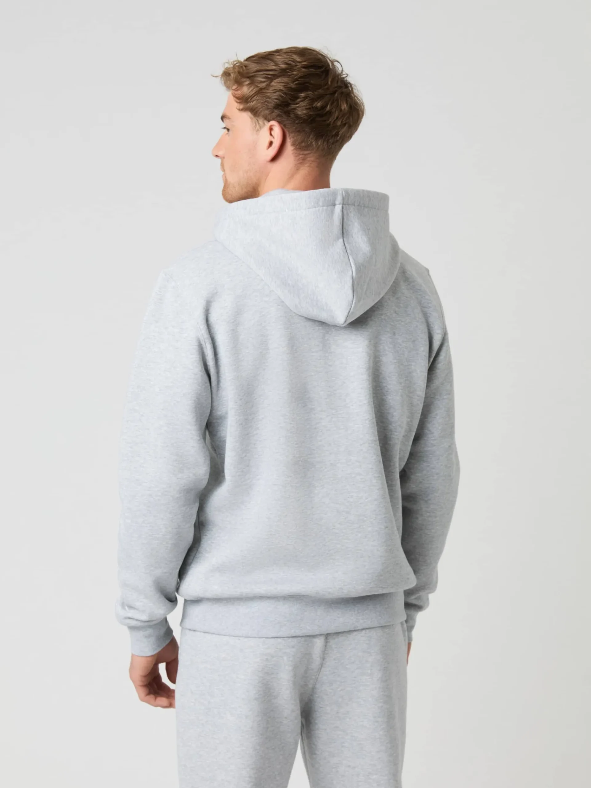 Björn Borg Hoodies|Vardag & Loungewear * Centre Zip Hoodie Gråmelerad