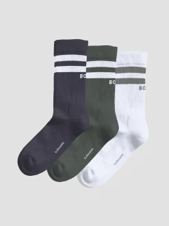 Björn Borg Vardag & Loungewear|Tennis & Padel * Classic Crew Socks 3-pack