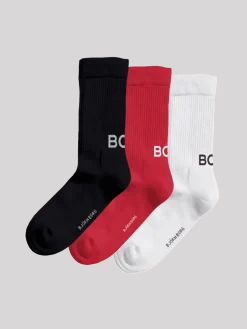Björn Borg Gym & Träning|Strumpor * Classic Polyamide Crew Socks 3-pack
