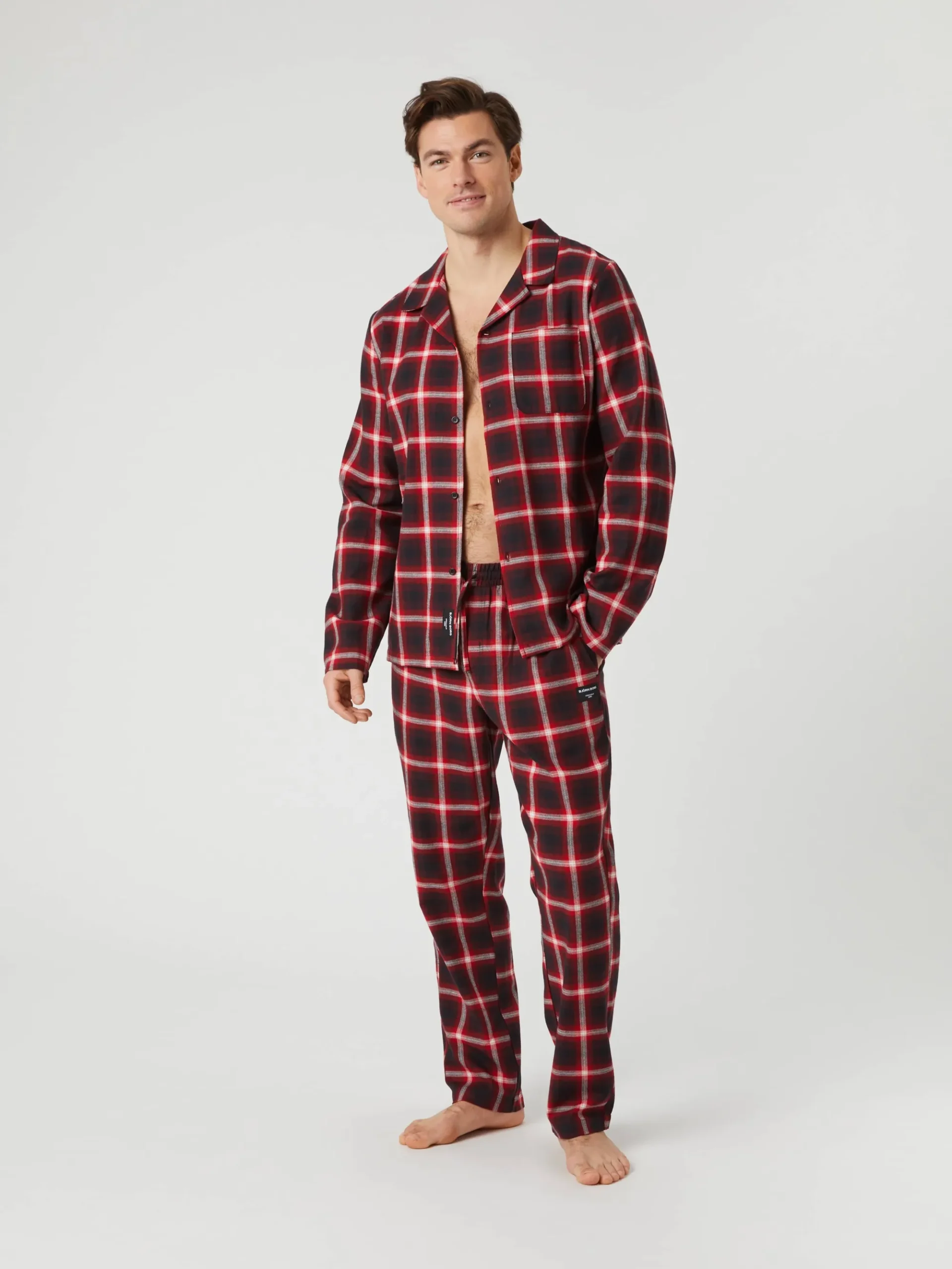 Björn Borg Skjortor|Pyjamas * Core Fanne Pyjaa hirt Lumber Check