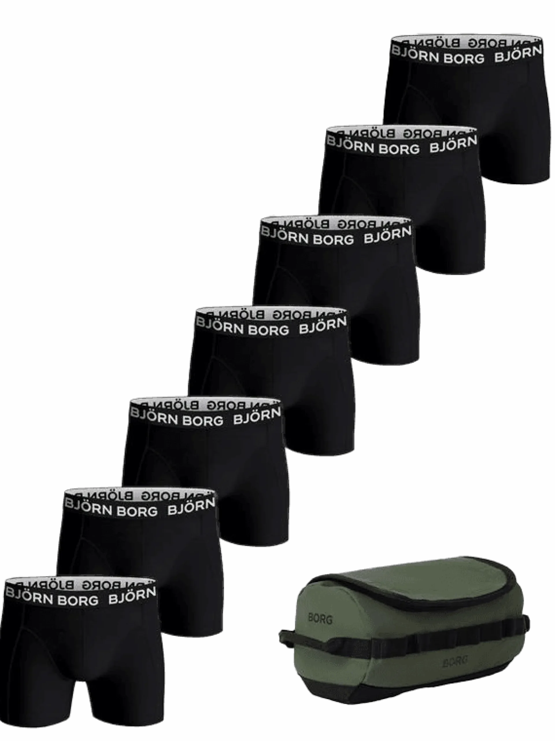 Björn Borg Boxers|Multipacks * Cotton tretch Boxer + Wah Bag 7-pack