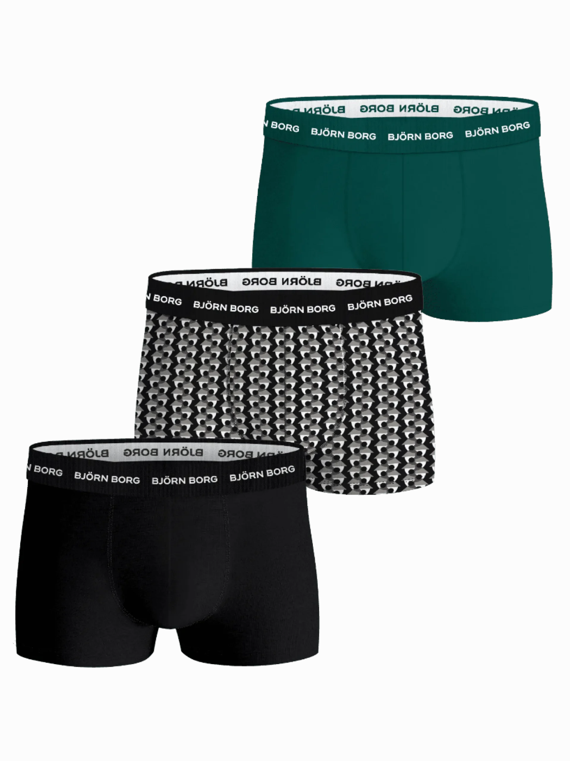 Björn Borg Trunks * Cotton tretch Trunk 3-pack