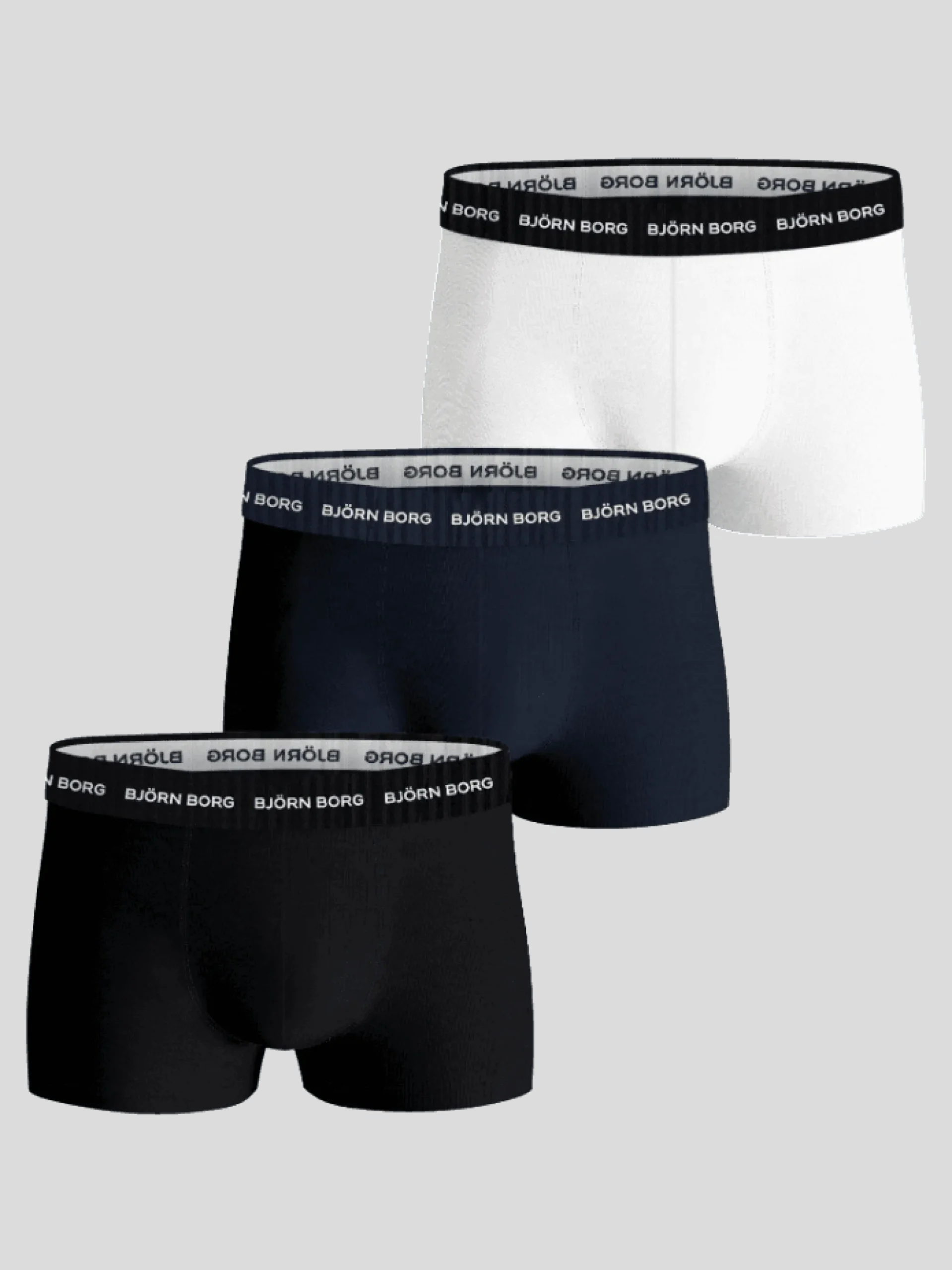 Björn Borg Trunks * Cotton tretch Trunk 3-pack