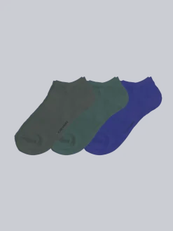 Björn Borg Strumpor|Strumpor * Essential Ankle Socks 3-pack Blå, Grön