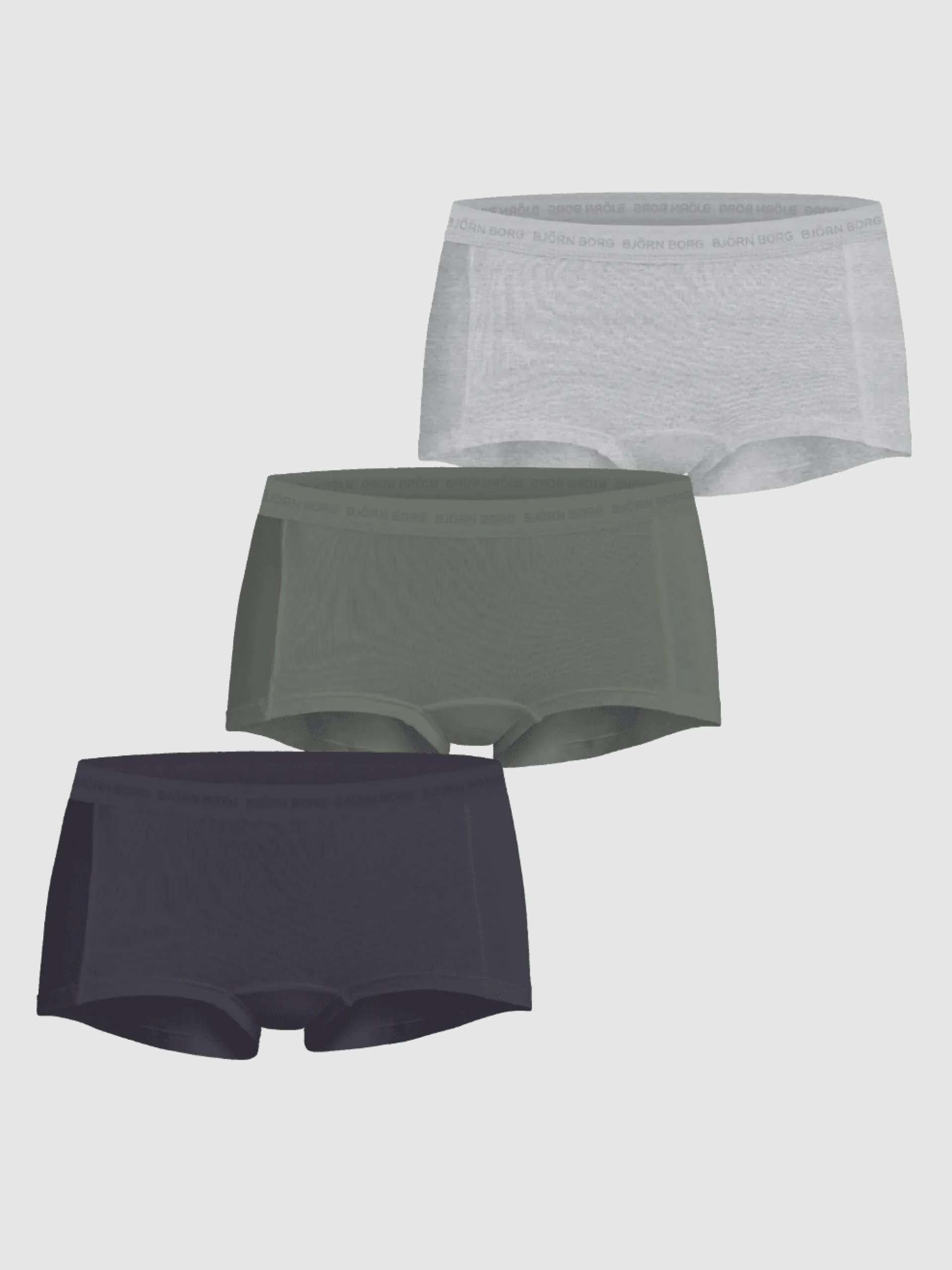 Björn Borg Boxertrosor * Everyday Cotton Boxer hort 3-pack
