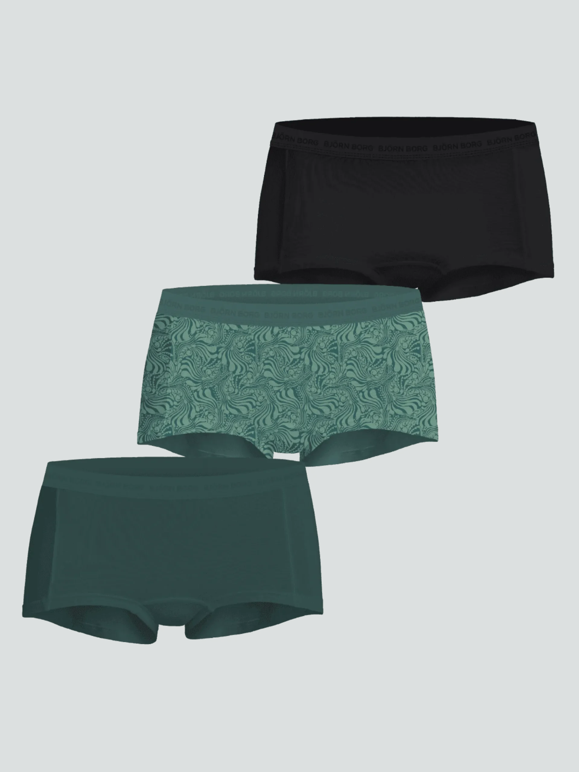 Björn Borg Boxertrosor * Everyday Cotton Boxer hort 3-pack