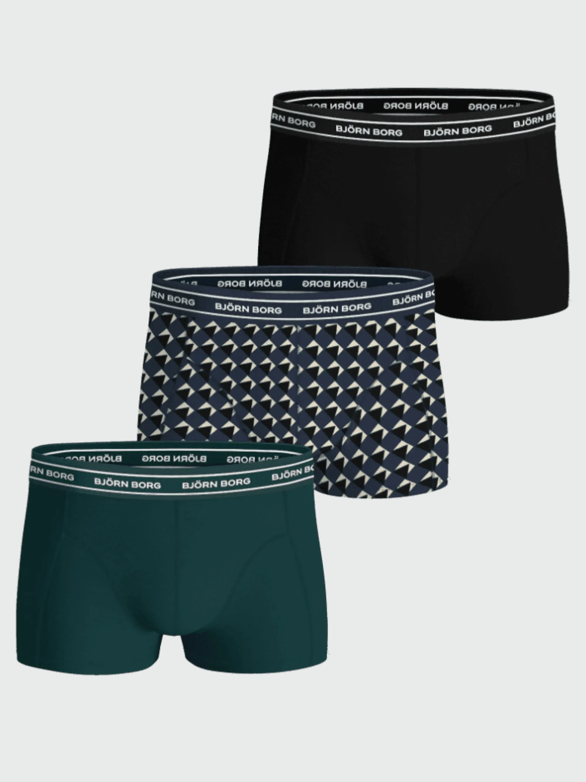 Björn Borg Trunks * Organic Cotton tretch Trunk 3-pack