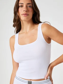 Björn Borg Toppar * Origina Rib Tank Brilliant White