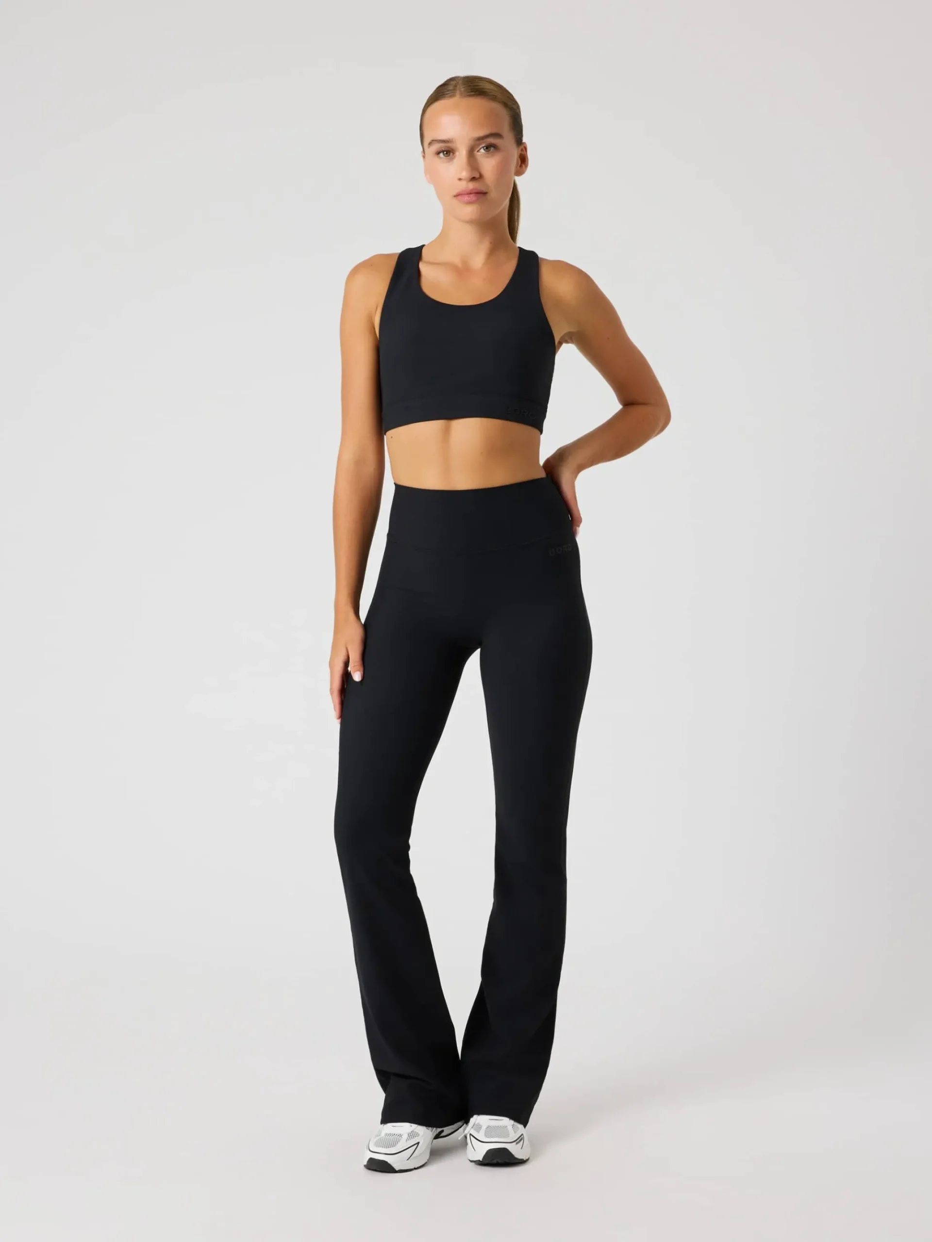 Björn Borg Gym & Träning|Träningstights * tudio Preiu Ribbed Fare Tight Black Beauty