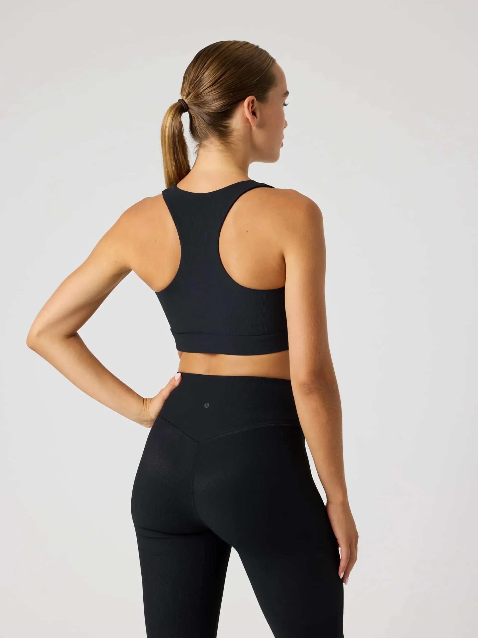 Björn Borg Gym & Träning|Toppar * tudio Preiu Rib port Bra Black Beauty