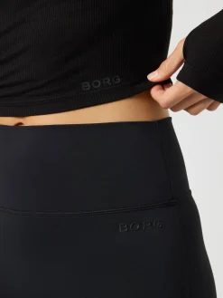 Björn Borg T-Shirts|Yoga & Pilates * tudio Ribbed Cropped ong eeve