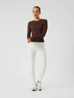 Björn Borg T-Shirts|Yoga & Pilates * tudio Ribbed Cropped ong eeve