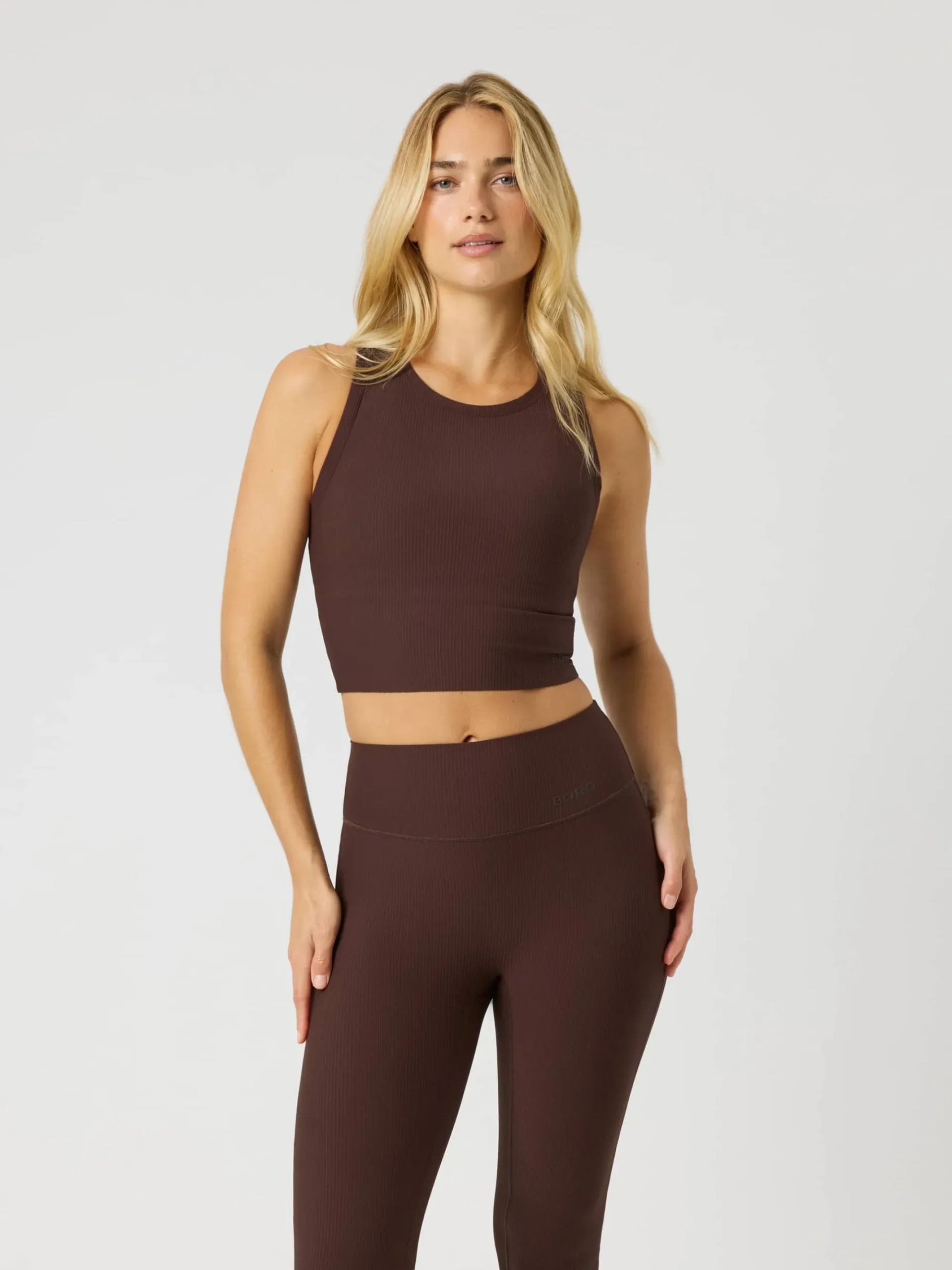 Björn Borg Gym & Träning|Toppar * tudio Ribbed Cropped Tank Top