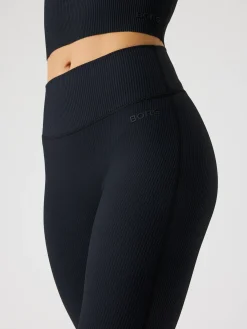 Björn Borg Träningstights|Yoga & Pilates * tudio Ribbed Fare Tight Reguar