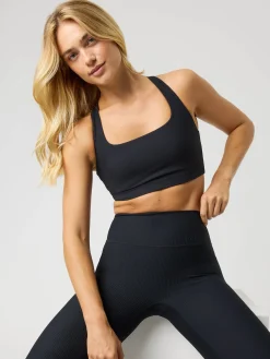 Björn Borg Sport-Bh:Ar|Bhar * tudio Ribbed Racerback Bra
