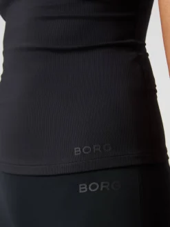 Björn Borg Toppar * tudio Ribbed trap Tank Top Black Beauty