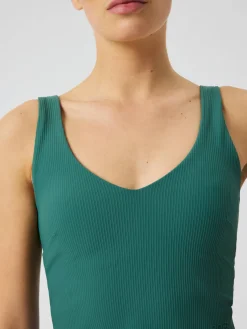 Björn Borg Yoga & Pilates|Gym & Träning * tudio Ribbed V-Neck Top